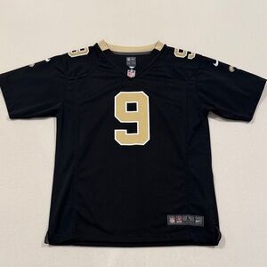 Drew Brees Black and Gold Sports Jersey